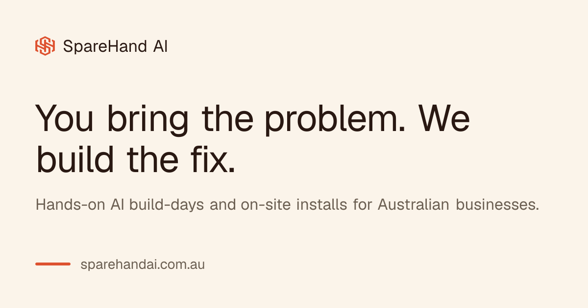 Sparehand AI — photo from the business website